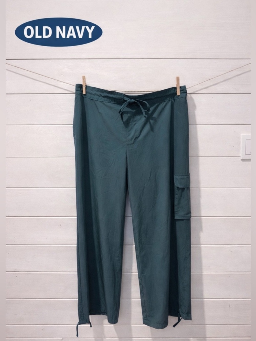 Old Navy Slate Blue Quick-Dry Utility Pants – Size M tall– NWOT